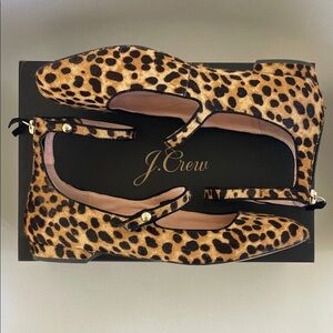 J. Crew Animal Print Flats size 8.5
